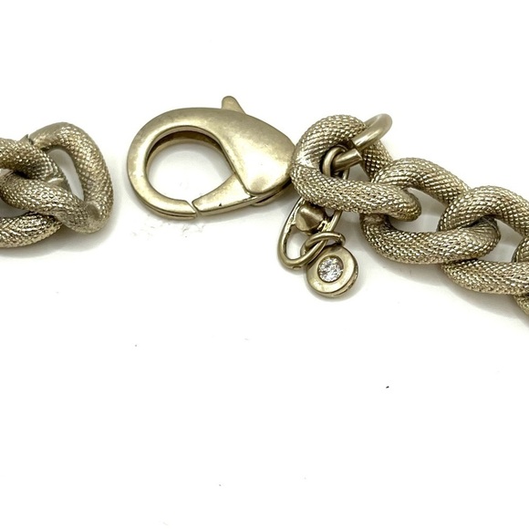 CAbi Bracelet Necklace Coco Eagle Button Necklace Gold Tone Button Necklace - Picture 10 of 15